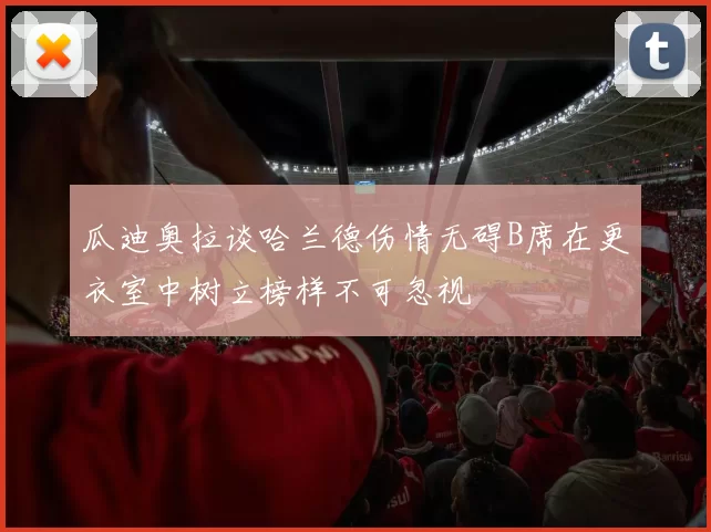 瓜迪奥拉谈哈兰德伤情无碍B席在更衣室中树立榜样不可忽视